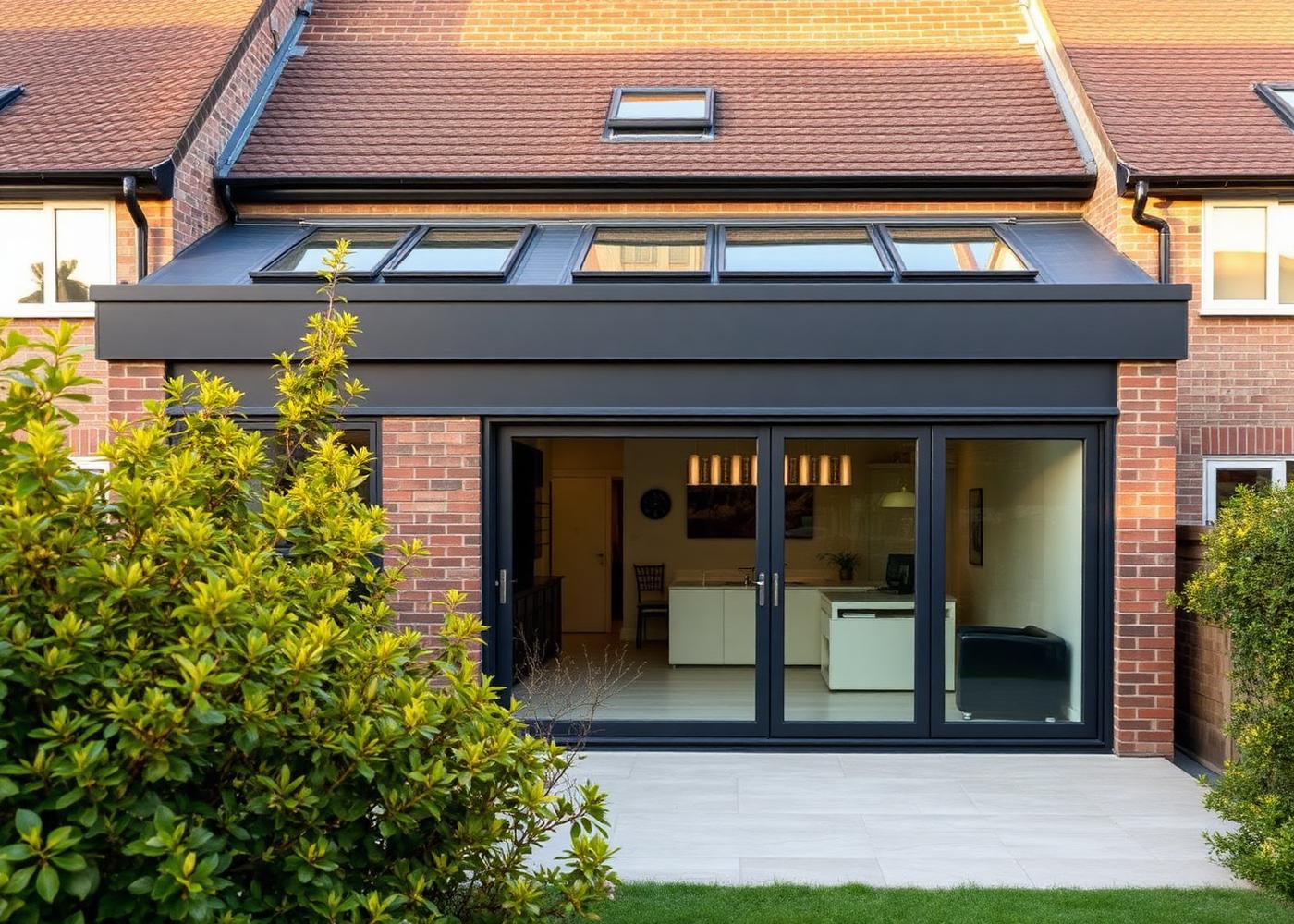 Modern rear extension on a Victorian terrace